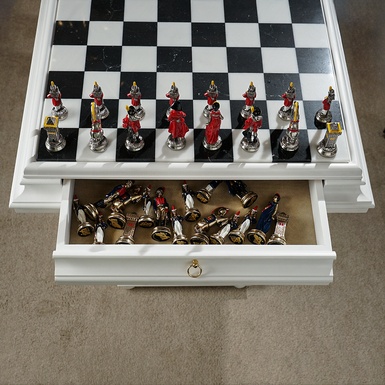 Detailed figures on the board photo