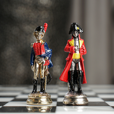 chess with painting photo