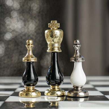 Detailed figures on the board photo