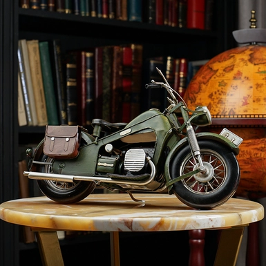 wow video Металева модель мотоцикла BMW R12 1959 року (35 см) від Nitsche