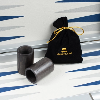 wow video Нарди ручної роботи "Strategy" з високоякісної еко-шкіри від Manopoulos