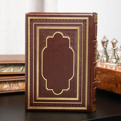 Книга из прессованной кожи фото