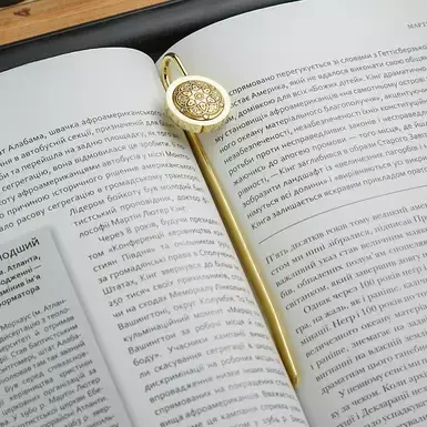 Закладка из дамасской стали фото