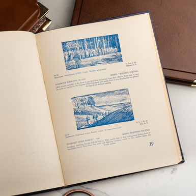 Антикварное издание «Графика в бунк[е]рах УПА» в развороте фото 2