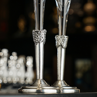 Glass goblets photo