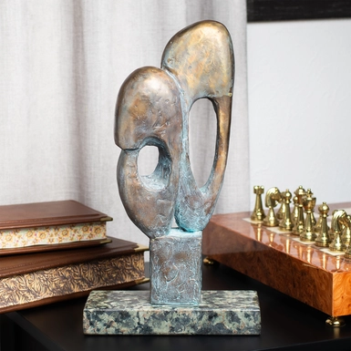 wow видео Бронзовая скульптура "Начало Вселенной"