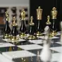 wow video "Reggia" chess table with handmade wooden board