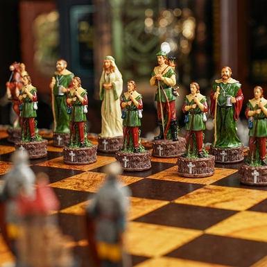 wow video Гральний набір 3 в 1 (шахи, шашки, нарди) "Robin Hood"