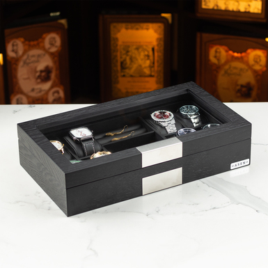 Дерев’яна шкатулка для годинників