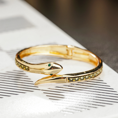 браслет в виде змеи фото 1