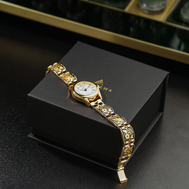 наручний годинник з позолотою фото