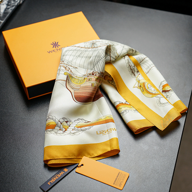 Women's elegant scarf photo