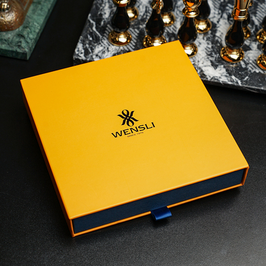 Branded box complete with scarf photo
