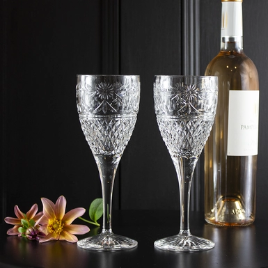 wow video Crystal wine glasses "Beaconsfield" (2 pcs) 1