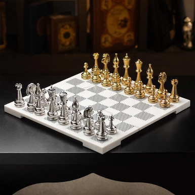wow video Handmade chess set with marble board