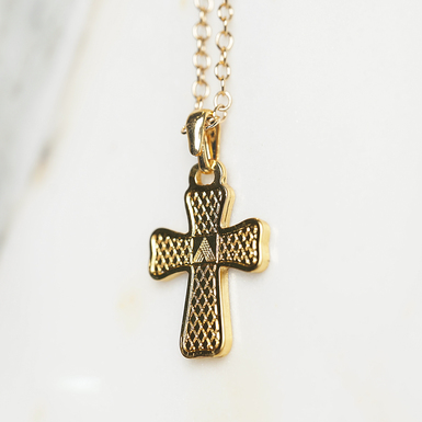 крестик на цепочке фото 2