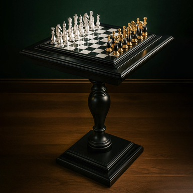 шахматы на столе