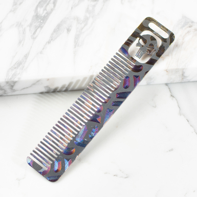 Титановая расческа "Череп" от Calti фото