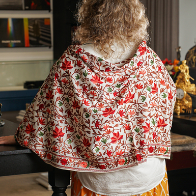 уникальная шаль фото