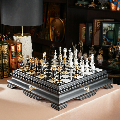 настольный шахматный набор фото 1