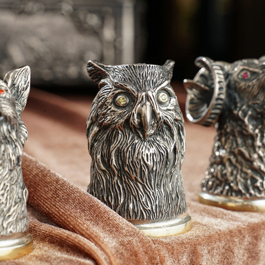 рюмки в виде голов зверей фото 1