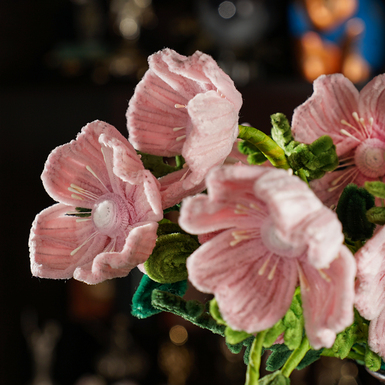 "Розовые маки" ручной работы фото