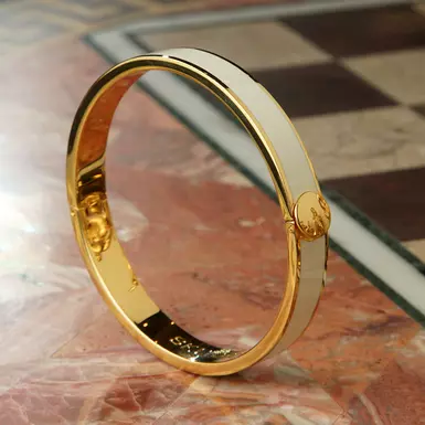 wow видео Браслет из эмали и позолоченной латуни "Ring"