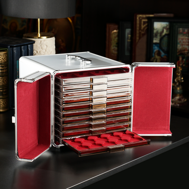 бокс для зберігання колекції монет фото 1