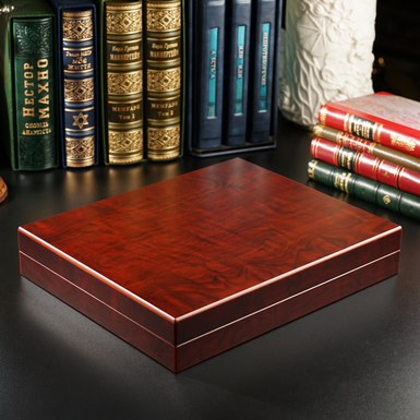 бокс для хранения монет из дерева фото 1