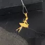 wow відео Срібна підвіска з позолотою "Ballerina"