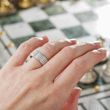 wow видео Серебряный перстень "Amalgam"