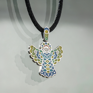 підвіска з емалями фото