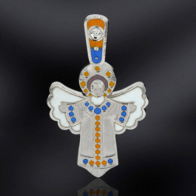 срібна підвіска фото