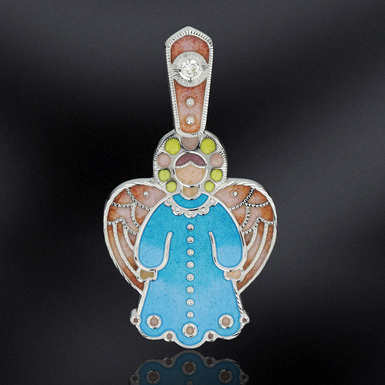 срібна підвіска "Диво" фото