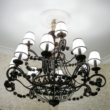 люстра для просторного интерьера фото