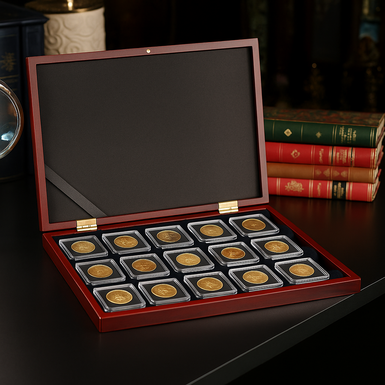 шкатулка с монетами фото