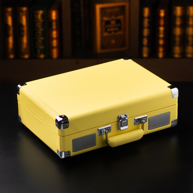 програвач у вигляді жовтої валізки фото 1