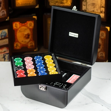 Дизайнерський набір для покеру в футлярі від Renzo Romagnoli