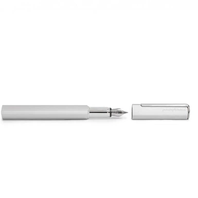 Ручка-перо Pininfarina PF One Fountain срібного кольору