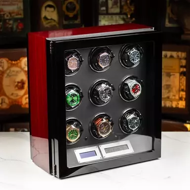 box with transparent doors photo