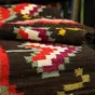 wow video Antique carpet from Podillia with ethnic ornament (1910-1920)