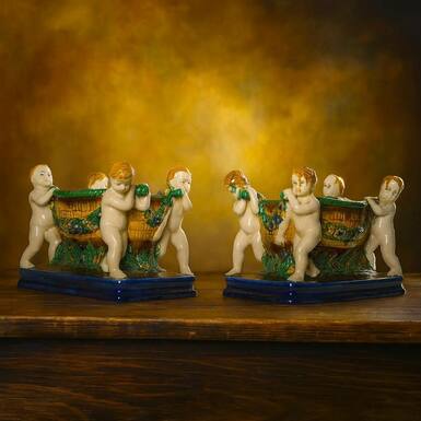 Изысканные парные чаши из керамики "Myriad", 1 половина 20 века