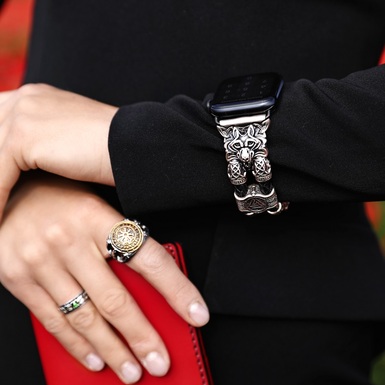 ремінець для годинника зі срібла фото 1