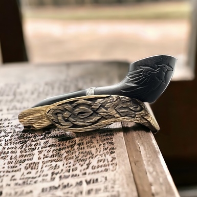 Ebony Crows Bassinet with Silver by ARHAIKA photo