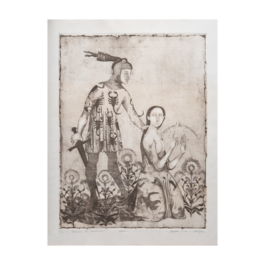 Картина "Скорпіони! Ви оскаженіли!" (офорт), Екатерина Радько, 2001 год фото 1