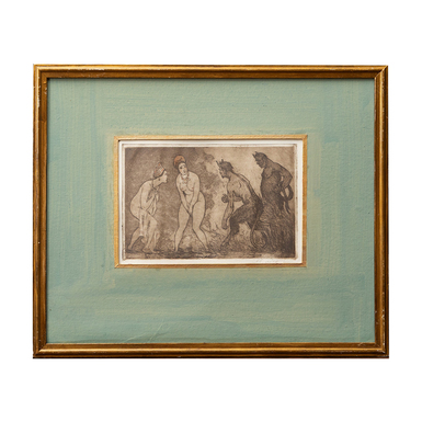 Раритетна картина "Оголені" Михайло Дерегус, 1947 фото 1