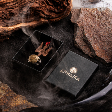 перстень с рунами фото