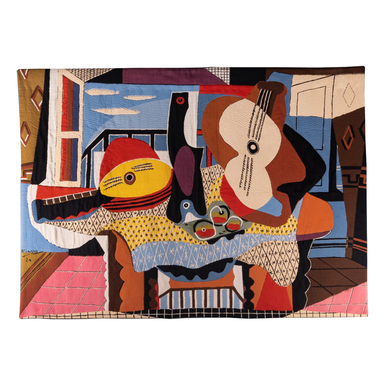 Гобелен "Мандолина и гитара (Пабло Пикассо)" от Jules Pansu фото 1