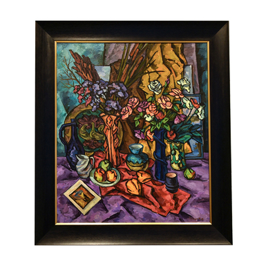 Картина «Натюрморт с цветами», Кублик Михаил Алексеевич, 1991 фото 1