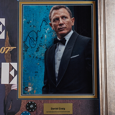 автограф актора Деніела Крейга агент 007 фото 3